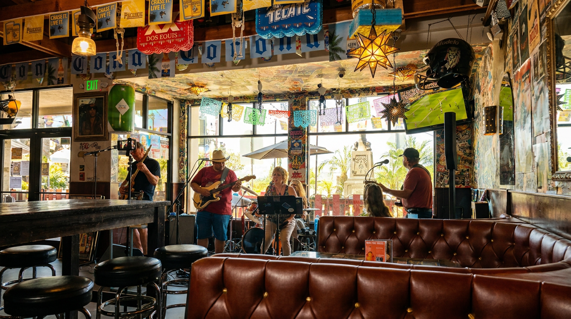 Live music, DJs, karaoke, mariachis
